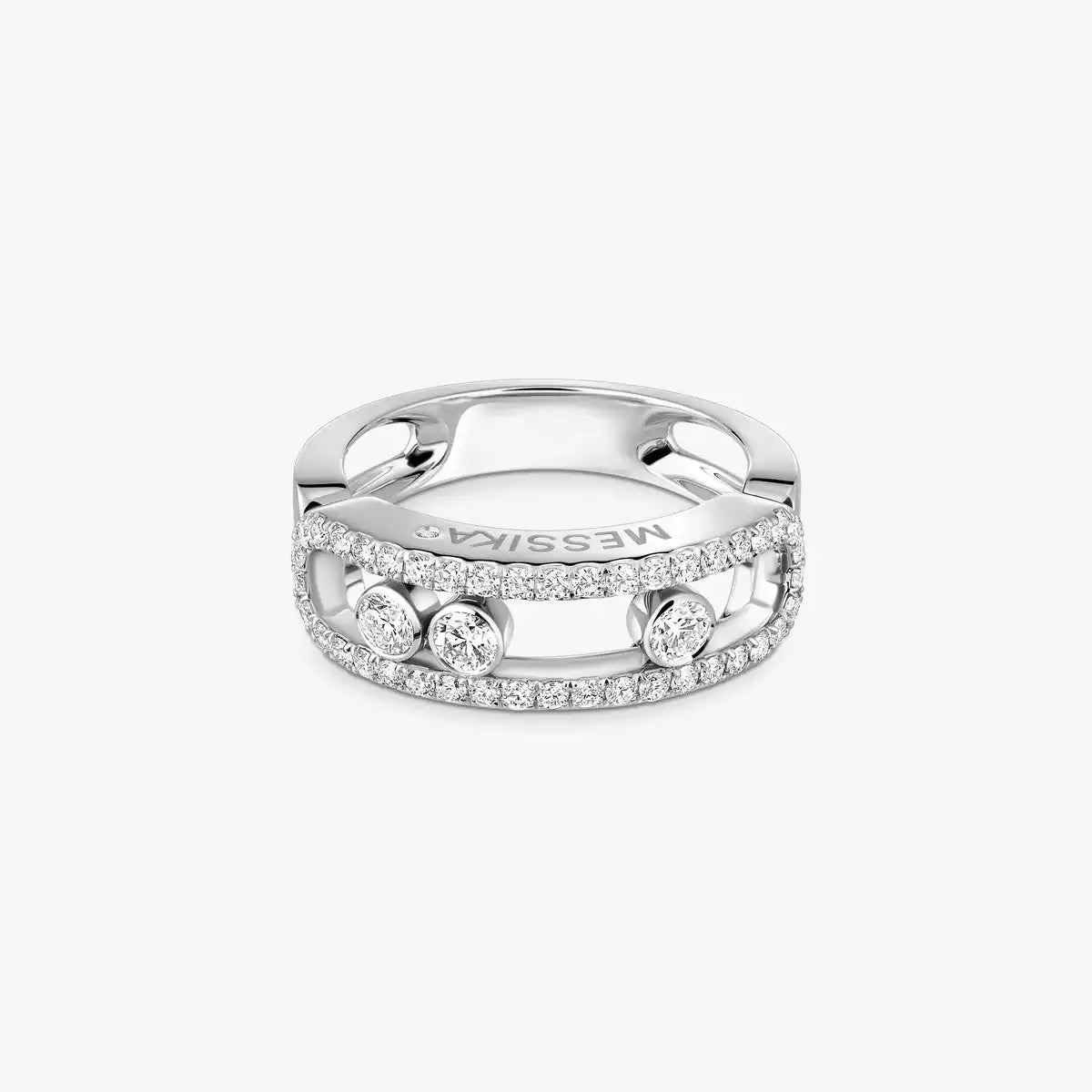 [Mysitc ]  Move Gold Diamond Pave_ Ring