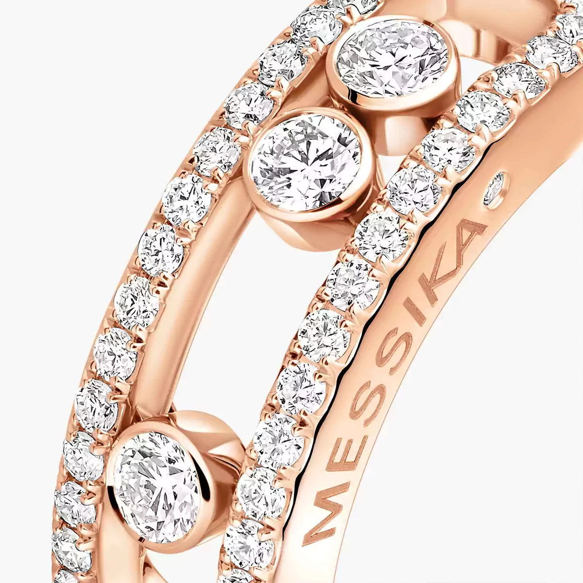 [Mysitc ]  Move Gold Diamond Pave_ Ring
