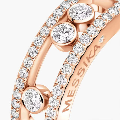 [Mysitc ]  Move Gold Diamond Pave_ Ring