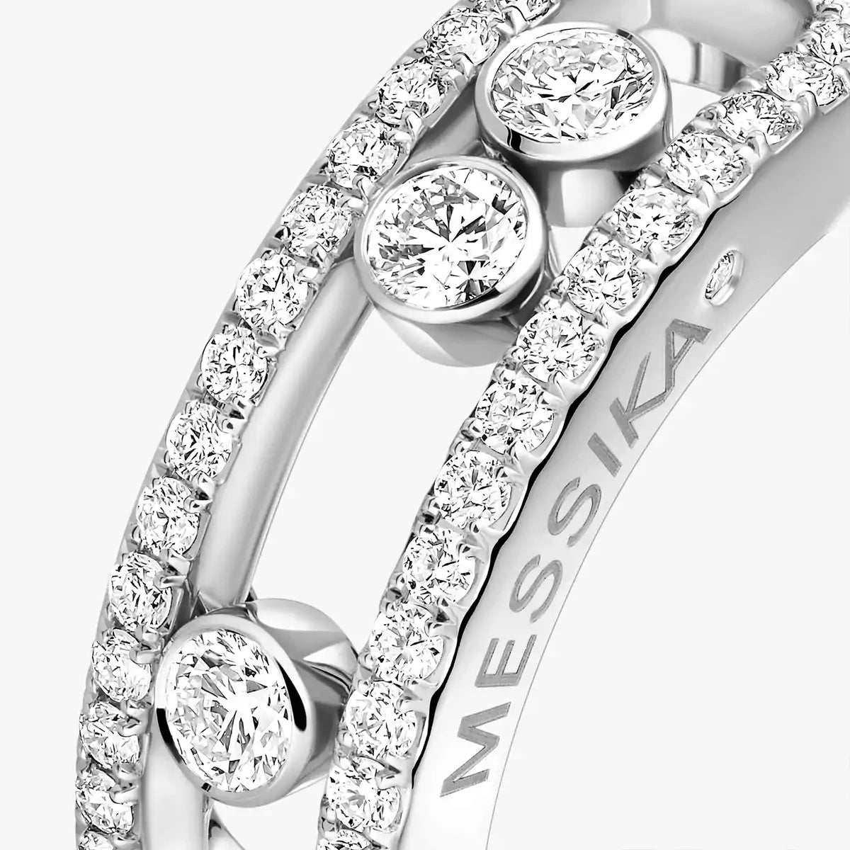 [Mysitc ]  Move Gold Diamond Pave_ Ring
