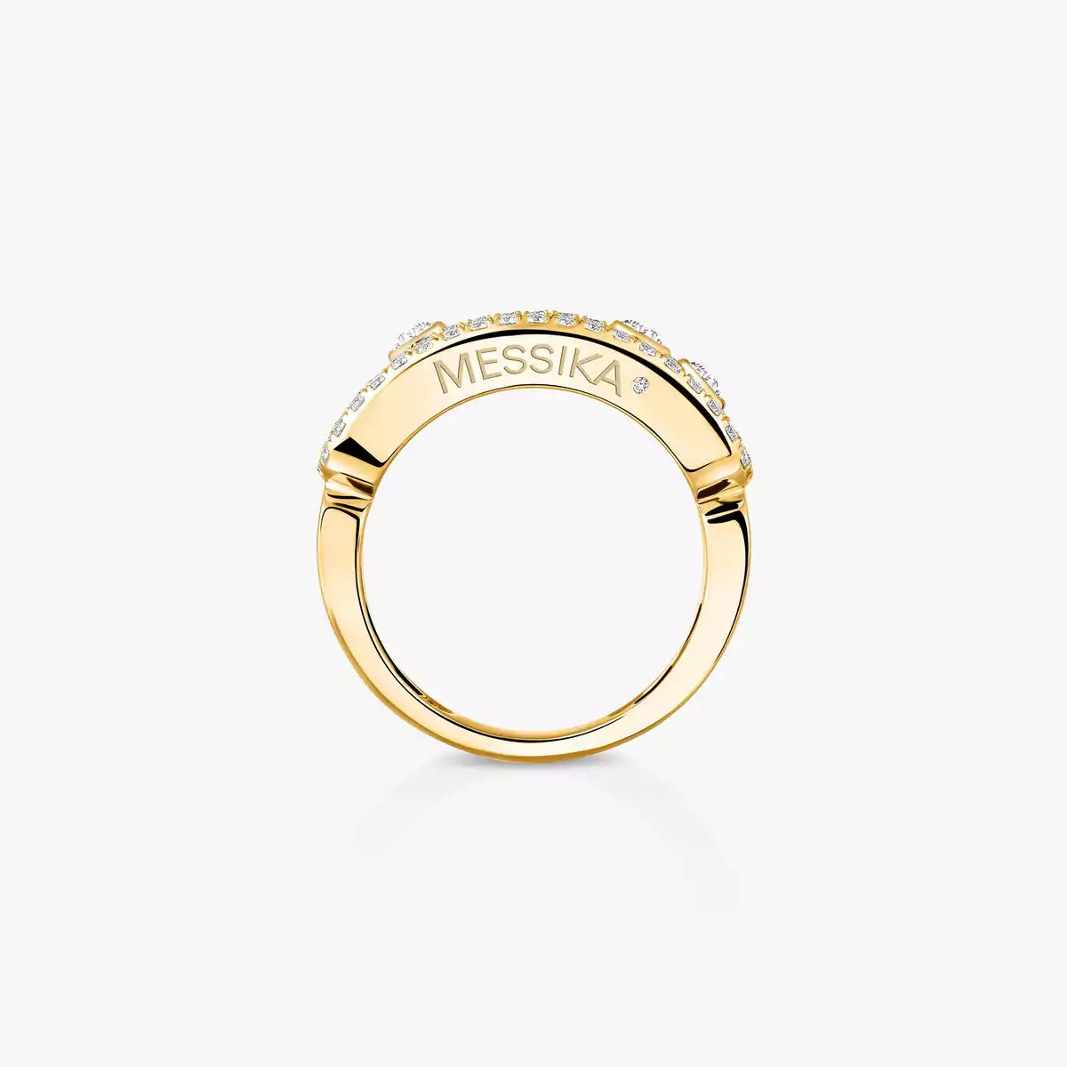 [Mysitc ]  Move Gold Diamond Pave_ Ring
