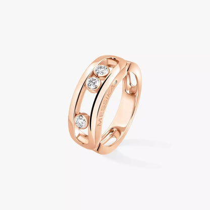 [Mysitc ]  MoveGold Diamond Ring