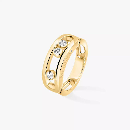 [Mysitc ]  MoveGold Diamond Ring