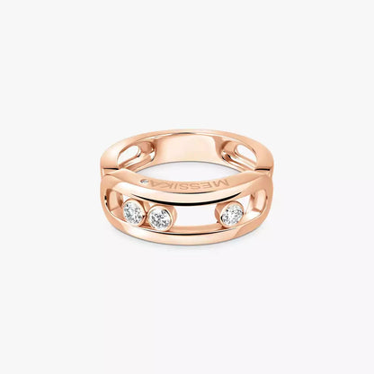 [Mysitc ]  MoveGold Diamond Ring
