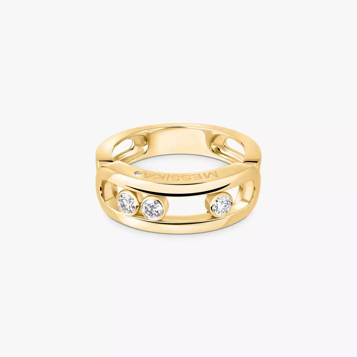 [Mysitc ]  MoveGold Diamond Ring