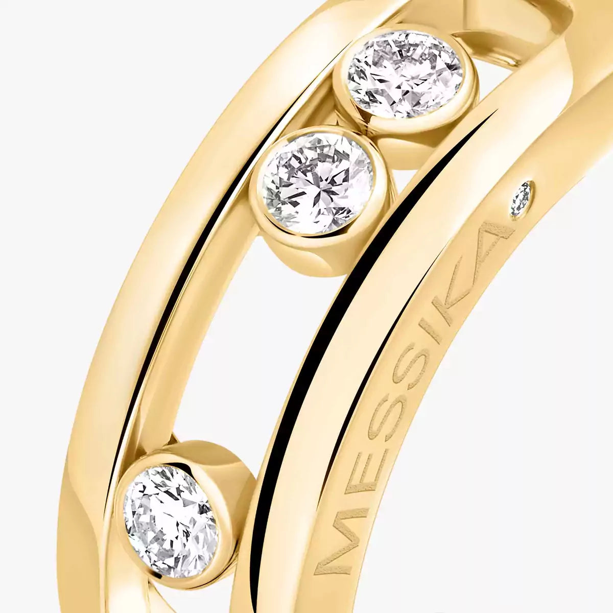 [Mysitc ]  MoveGold Diamond Ring