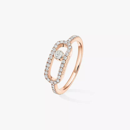 [Mysitc ] Move Uno Diamond Ring in Gold