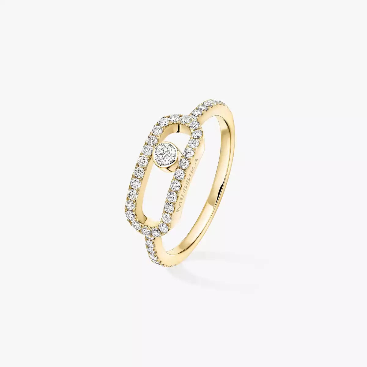 [Mysitc ] Move Uno Diamond Ring in Gold