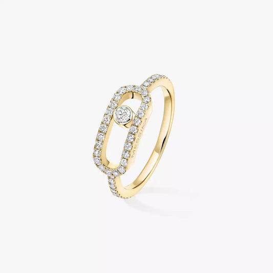 [Mysitc ] Move Uno Diamond Ring in Gold