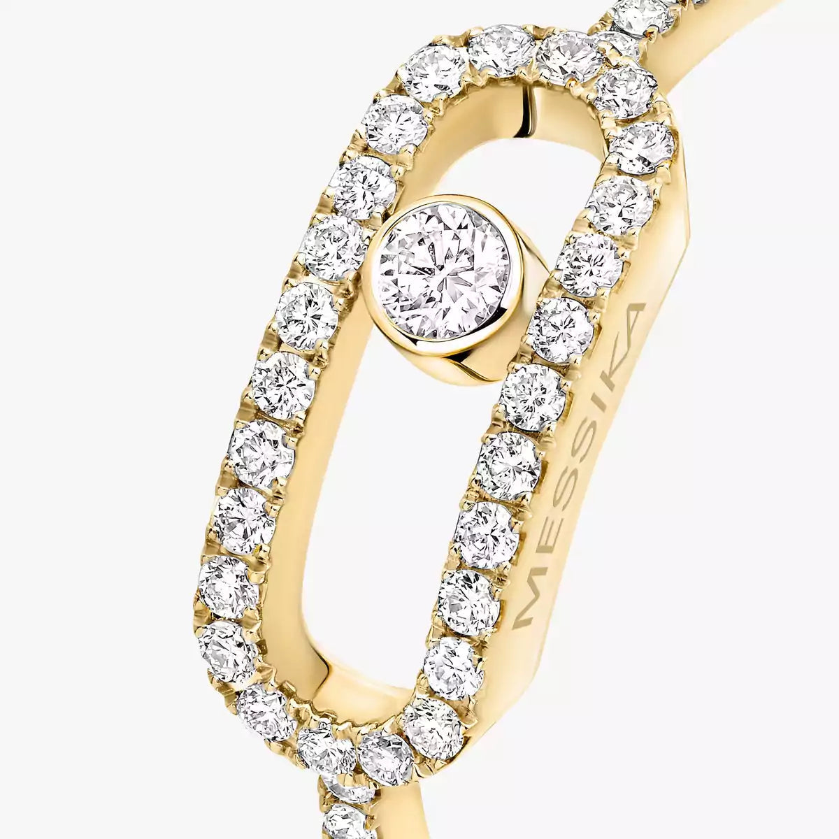 [Mysitc ] Move Uno Diamond Ring in Gold