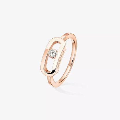 [Mysitc ] Move Uno Diamond Ring in Gold