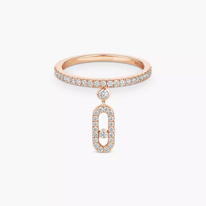 [Mysitc ] Move Uno Diamond Ring