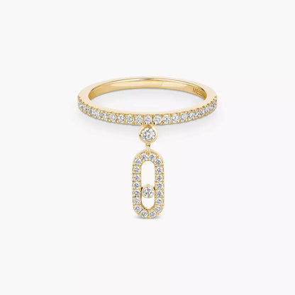 [Mysitc ] Move Uno Diamond Ring