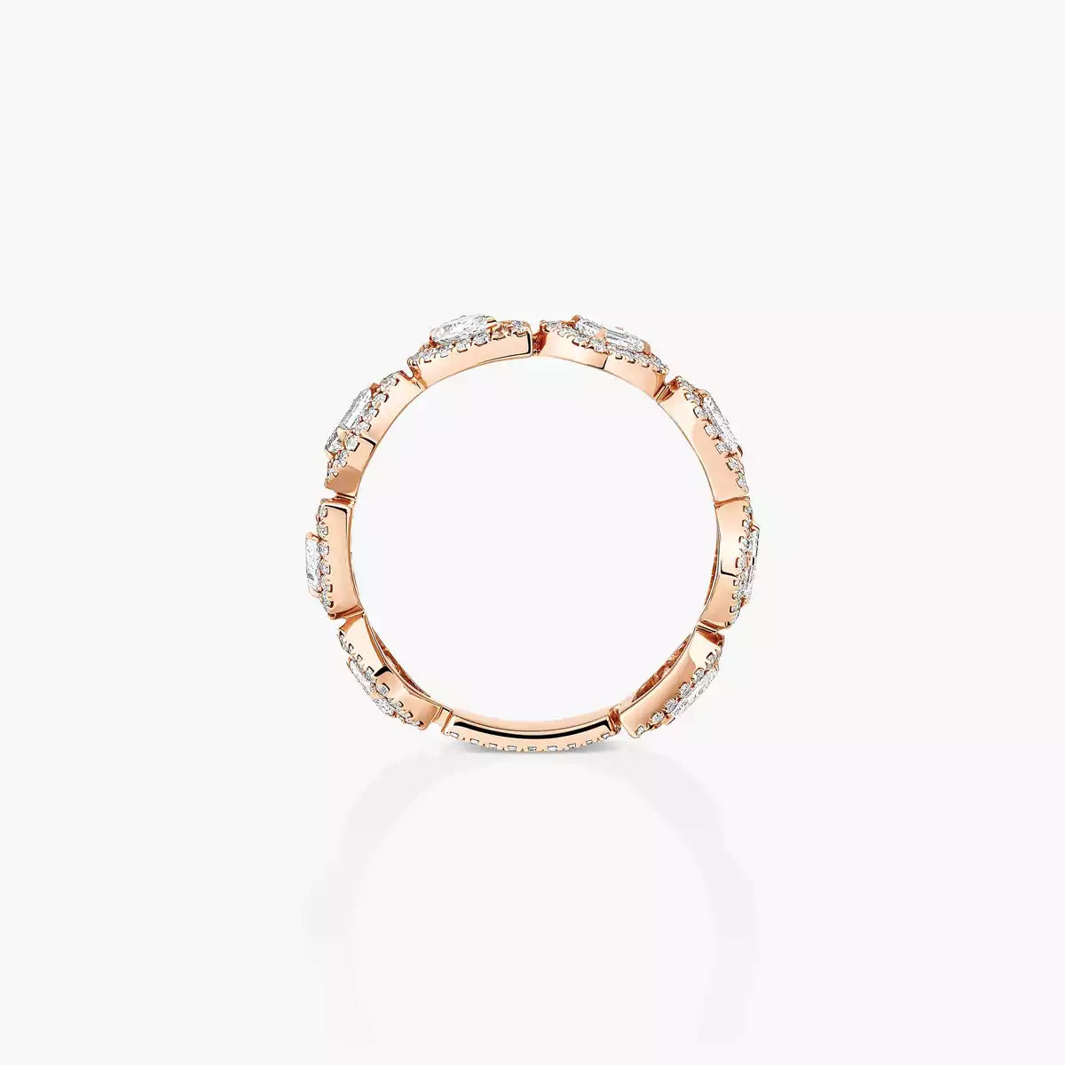 [Mysitc ] Diamond Wedding Ring My Twin