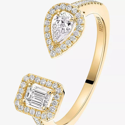 [Mysitc ] My Twin Toi Gold Diamond Ring