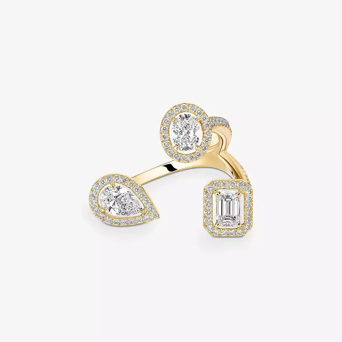 [[Mysitc ]  Diamond Ring 0,25ct My Twin Trilogy