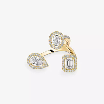 [[Mysitc ]  Diamond Ring 0,25ct My Twin Trilogy