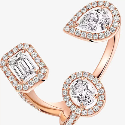[[Mysitc ]  Diamond Ring 0,25ct My Twin Trilogy