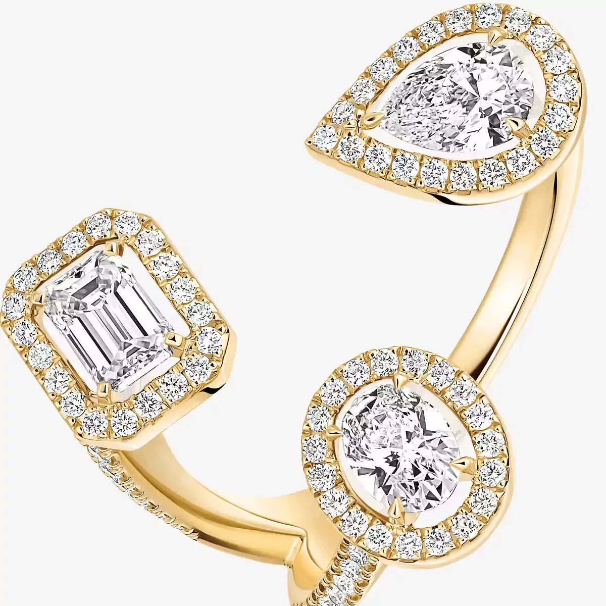 [[Mysitc ]  Diamond Ring 0,25ct My Twin Trilogy