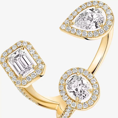 [[Mysitc ]  Diamond Ring 0,25ct My Twin Trilogy