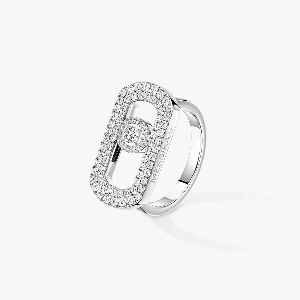 [Mysitc ] So Move Pave_-Set Diamond Ring