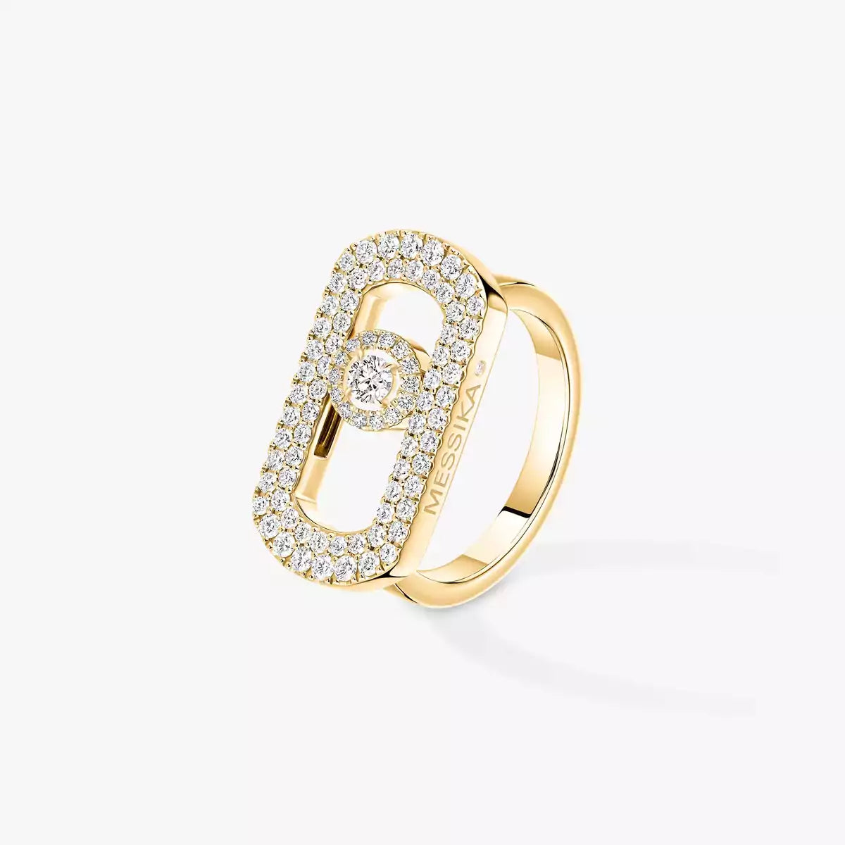 [Mysitc ] So Move Pave_-Set Diamond Ring