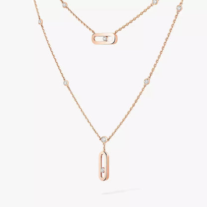 [Mysitc ]  Move Uno Diamond Necklace