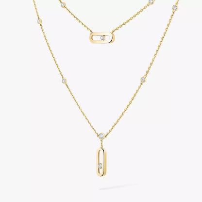 [Mysitc ]  Move Uno Diamond Necklace