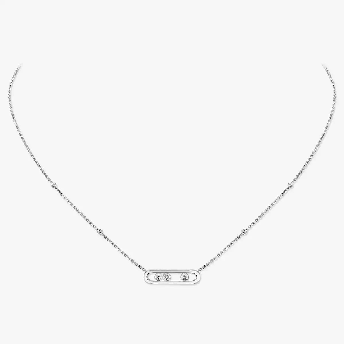 [Mysitc ]  Baby Move Gold Diamond Necklace