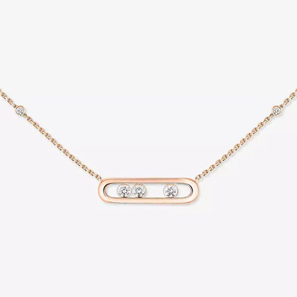 [Mysitc ]  Baby Move Gold Diamond Necklace
