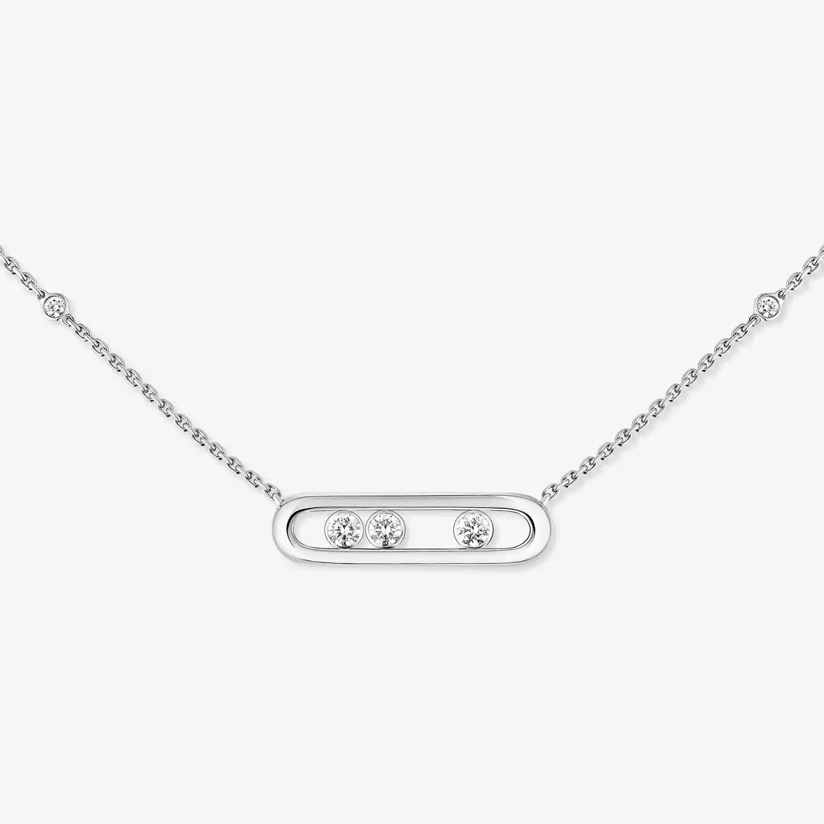 [Mysitc ]  Baby Move Gold Diamond Necklace