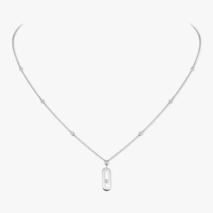 [Mysitc ]  Move Uno Gold Diamond Long Necklace