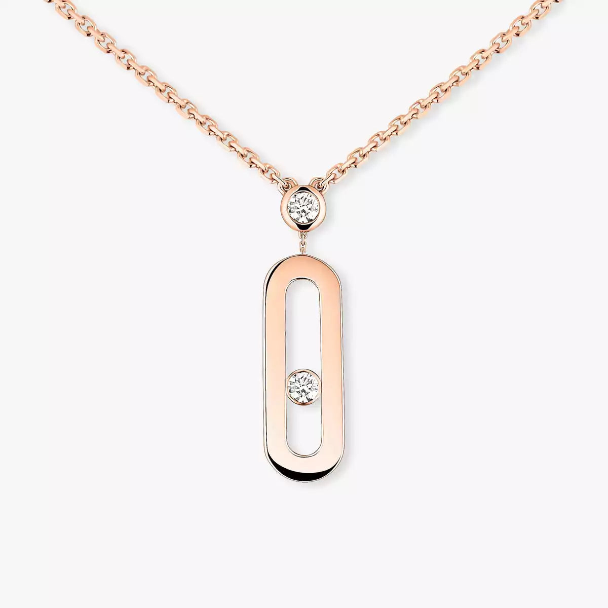[Mysitc ]  Move Uno Gold Diamond Long Necklace
