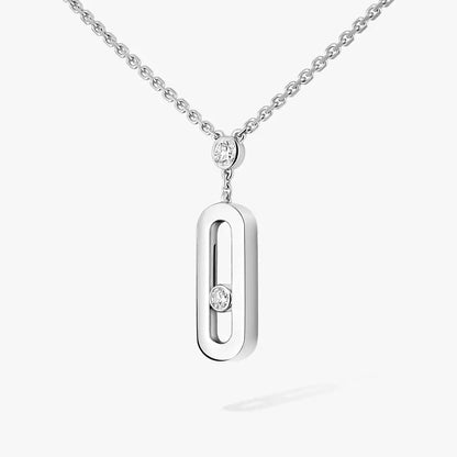 [Mysitc ]  Move Uno Gold Diamond Long Necklace