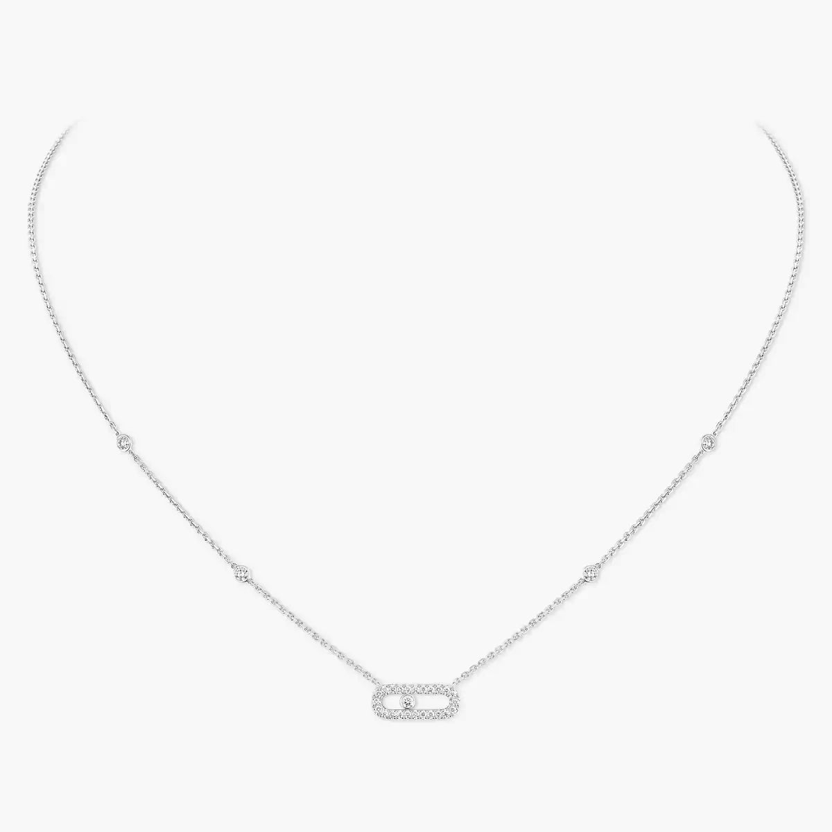 [Mysitc ] Diamond Necklace Move Uno