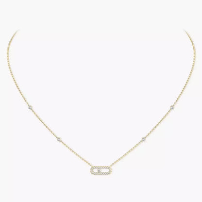 [Mysitc ] Diamond Necklace Move Uno