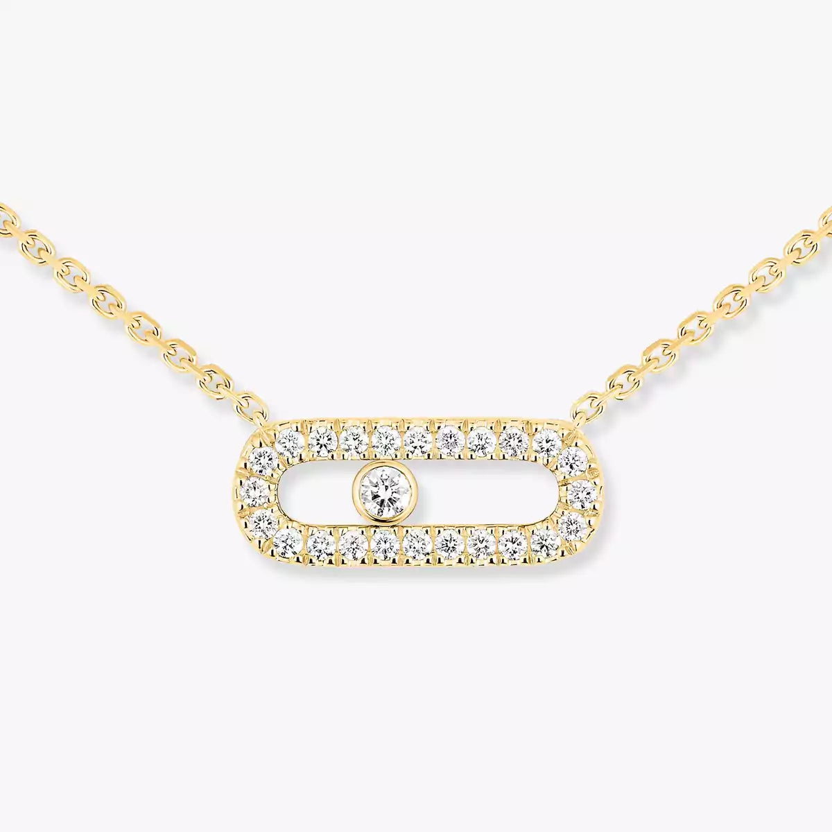 [Mysitc ] Diamond Necklace Move Uno