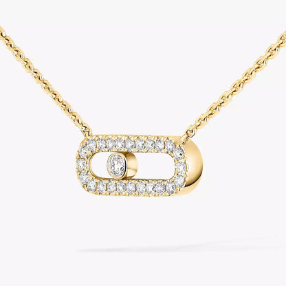 [Mysitc ] Diamond Necklace Move Uno