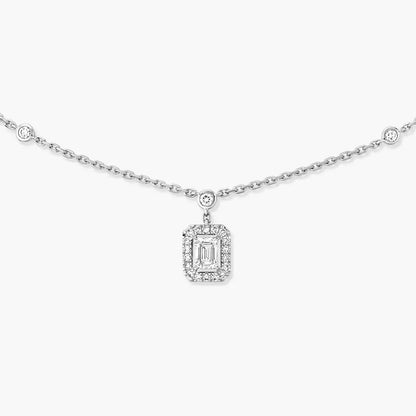 [Mysitc ] My Twin Diamond Necklace in Silver