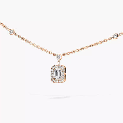 [Mysitc ] My Twin Diamond Necklace in Silver