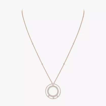 [Mysitc ] Move Romane Long Pave_-Set Diamond Necklace