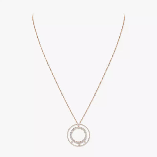 [Mysitc ] Move Romane Long Pave_-Set Diamond Necklace