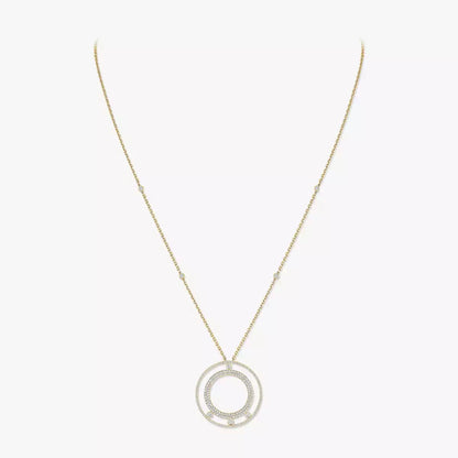 [Mysitc ] Move Romane Long Pave_-Set Diamond Necklace
