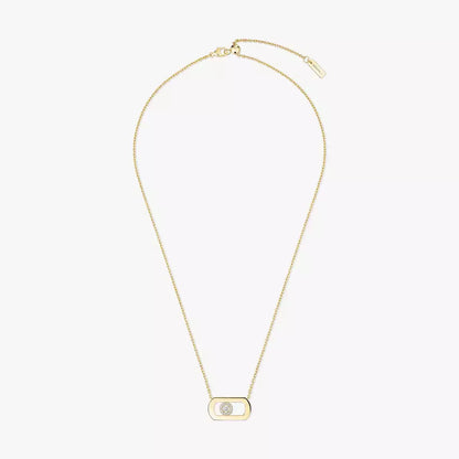 [Mysitc ] So Move Diamond Necklace in Gold