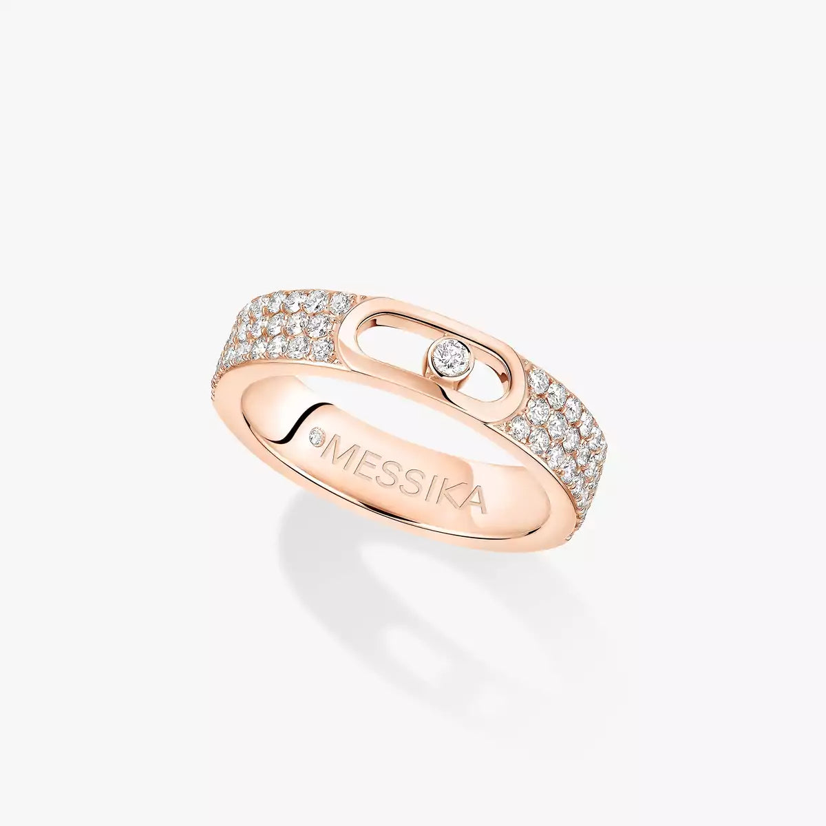 [Mysitc ] Move Joaillerie Pave_ Diamond Wedding Ring
