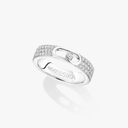 [Mysitc ] Move Joaillerie Pave_ Diamond Wedding Ring