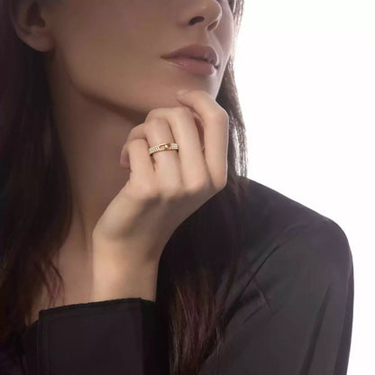 [Mysitc ] Move Joaillerie Pave_ Diamond Wedding Ring