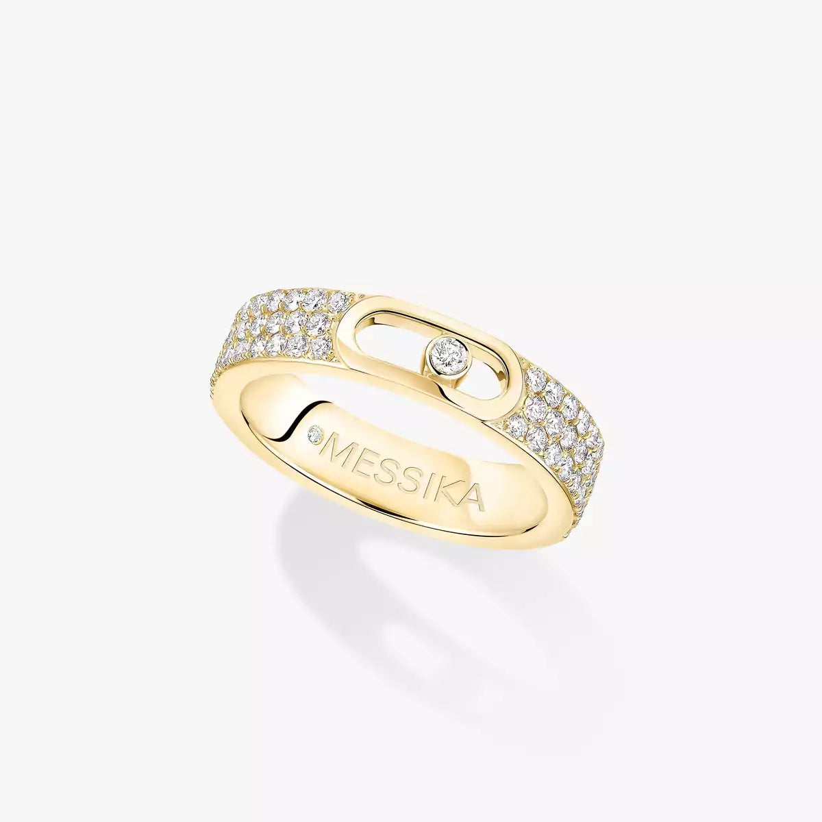 [Mysitc ] Move Joaillerie Pave_ Diamond Wedding Ring