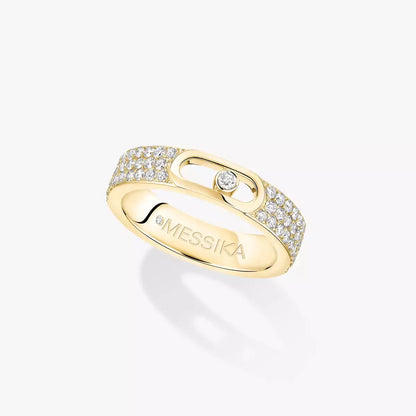 [Mysitc ] Move Joaillerie Pave_ Diamond Wedding Ring