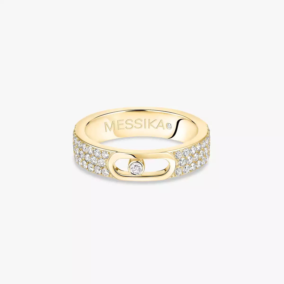[Mysitc ] Move Joaillerie Pave_ Diamond Wedding Ring